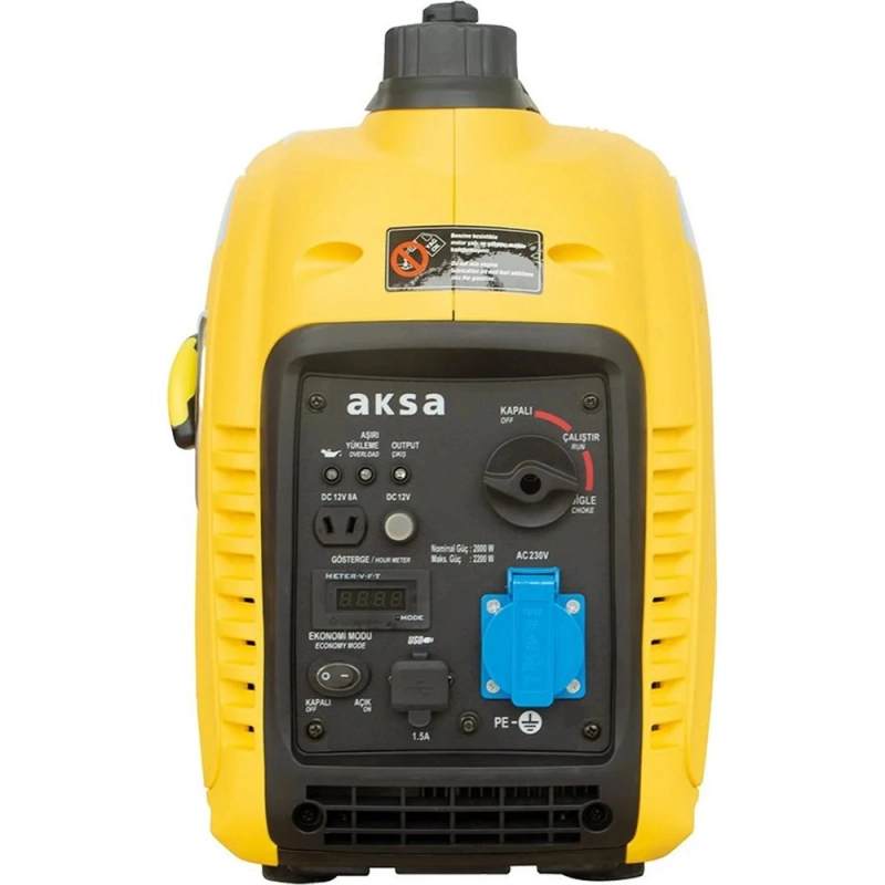 Aksa AAP 2200i İpli Çanta Benzinli Jeneratör 2.2 KVA gorsel 5