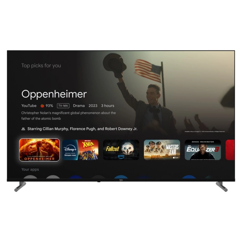 Beko Crystal 7 B 750 C 4K Ultra HD 50 126 Ekran Uydu Alıcılı Google Smart LED TV